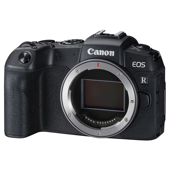 Canon EOS RP Aynasız Dijital Fotoğraf Makinesi Gövdesi Siyah, Montaj Adaptörü EF-EOS R ile ürün görseli 1