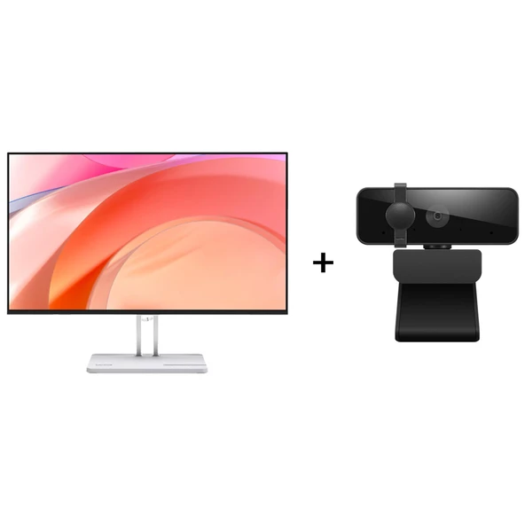 Lenovo L27-4C Full HD Oyun Monitörü 27 inç – 67DEKAC1AE + 310 FHD Web Kamerası ürün görseli 1