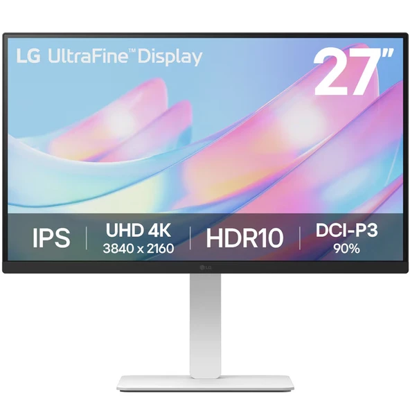 LG Ultra Fine LED Monitör 27″ Düz, UHD 4K, IPS Panel, 60 Hz, HDR10, Ergonomik Stand (27US550W) ürün görseli 1