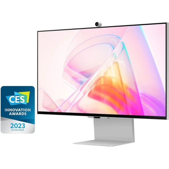 Samsung ViewFinity S9 Monitör 27″ Düz, 5K, IPS Panel, Thunderbolt 4, DisplayPort, 90 W Şarj, 40 Gbps, Ergonomik, 60 Hz (LS27C902PAMXUE) ürün görseli 1