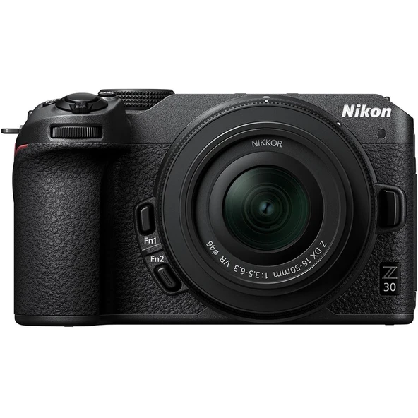 Nikon Z30 Aynasız Fotoğraf Makinesi Siyah 16-50mm Lensli ürün görseli 1