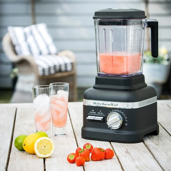 KitchenAid Artisan Power Plus Blender - Cast Iron Black - Resim 8