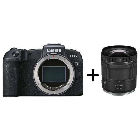 Canon EOS RP Aynasız Dijital Fotoğraf Makinesi Gövdesi+RF24-105mm F4-7.1 IS STM Kiti ürün görseli 1