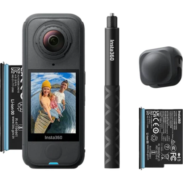 Insta360 X4 Air Grafit Siyah Aksiyon Kamerası Başlangıç ​​Paketi ürün görseli 1