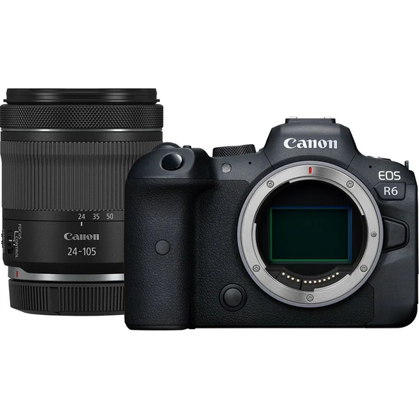 Canon EOS R6 Aynasız Dijital Fotoğraf Makinesi + RF24-105mm F4-7.1 IS STM Kiti ürün görseli 1