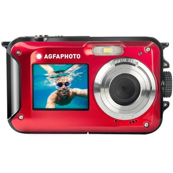 Agfa Realishot Su Geçirmez Kamera Kırmızı – WP8000RD ürün görseli 1