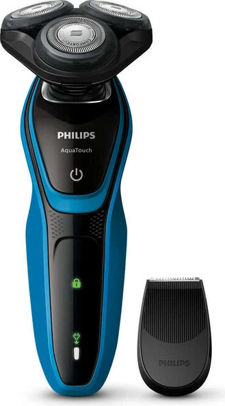 Philips AquaTouch Akülü Islak ve Kuru Elektrikli Tıraş Makinesi Siyah/Mavi S5420 ürün görseli 1