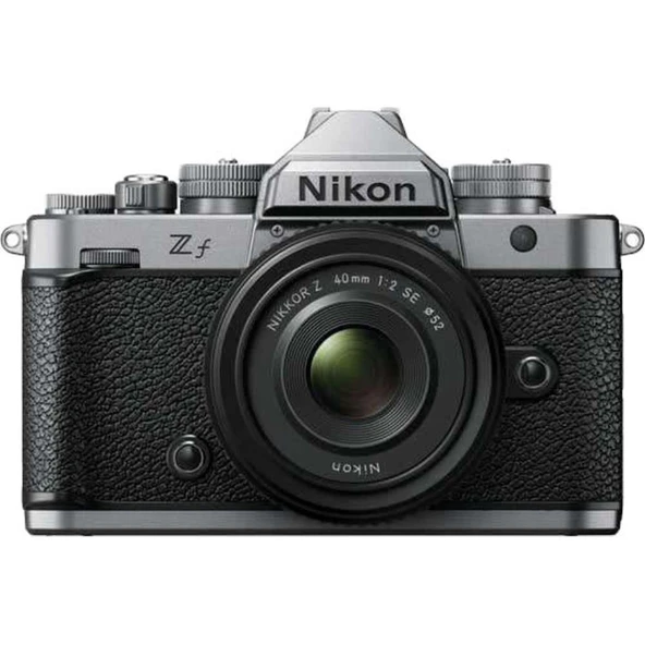 Nikon Z F Aynasız Dijital Fotoğraf Makinesi Gövdesi Gümüş, Z40mm Lensli ürün görseli 1
