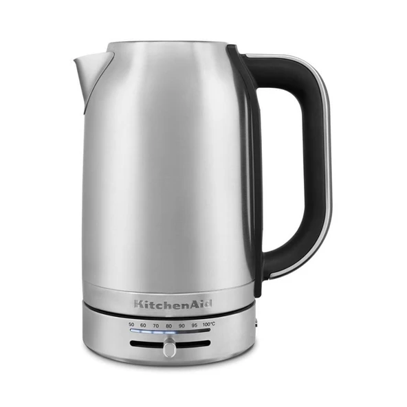 KitchenAid 1,7 L Değişken Sıcaklıklı Su Isıtıcısı 5KEK1701 - Brushed Stainless Steel ürün görseli 1