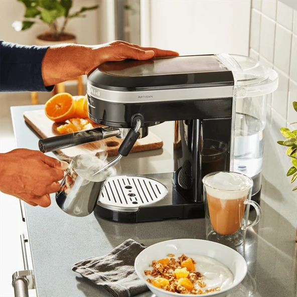 KitchenAid Artisan Proline Espresso Makinası - Onyx Black - Resim 7