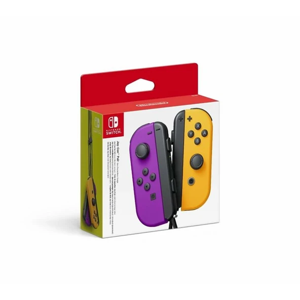 Nintendo Switch Joy-Con Çifti Mor/Turuncu - Resim 3
