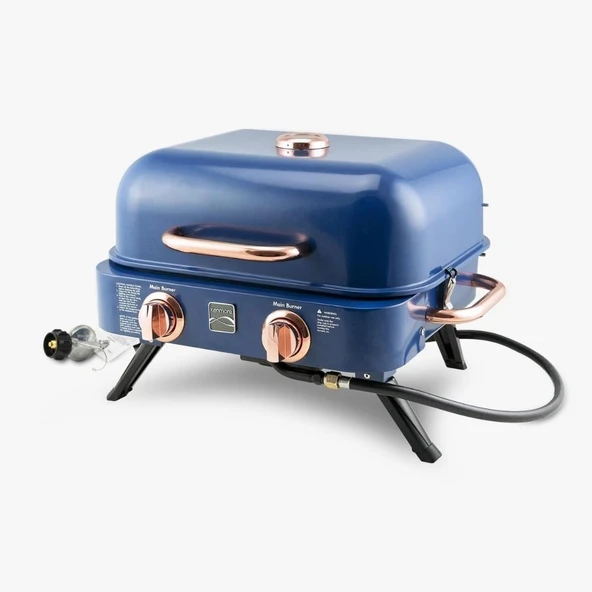 Kenmore Masa Üstü Gazlı Barbekü Mavi ürün görseli 1