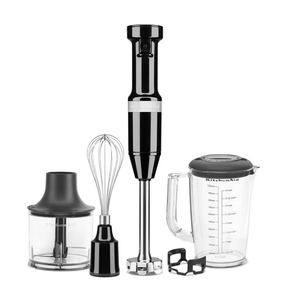 KitchenAid Aksesuarlı El Blenderı 5KHBV83 - Onyx Black ürün görseli 1