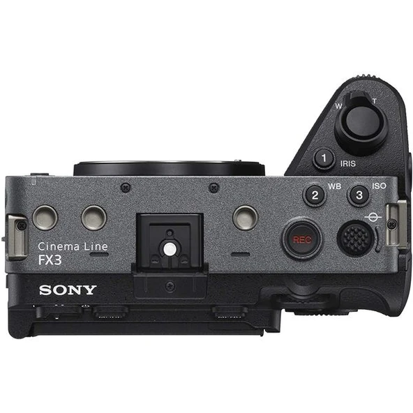 Sony ILME-FX3 4K UHD Tam Kare Sinema Hattı Kamera Siyah ürün görseli 1