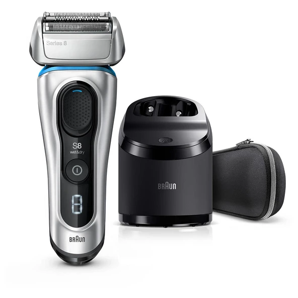 Braun Tıraş Makinesi Serisi 8 Gümüş Islak 8390CC ürün görseli 1