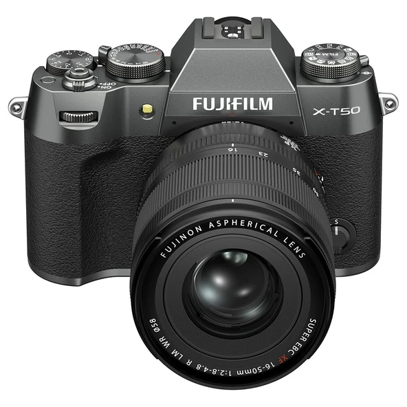 Fujifilm X-T50 Aynasız Dijital Fotoğraf Makinesi 16-50mm Lens Kitli Kömür Gümüş ürün görseli 1