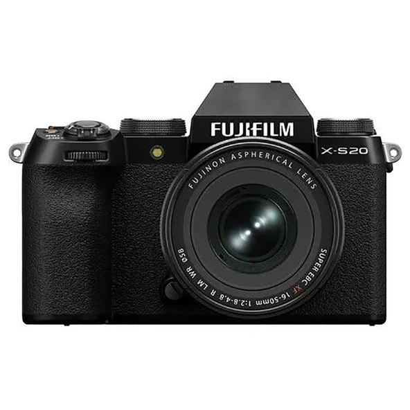 Fujifilm X-S20 Aynasız Dijital Fotoğraf Makinesi Siyah + 16-50mm Lens Kiti ürün görseli 1