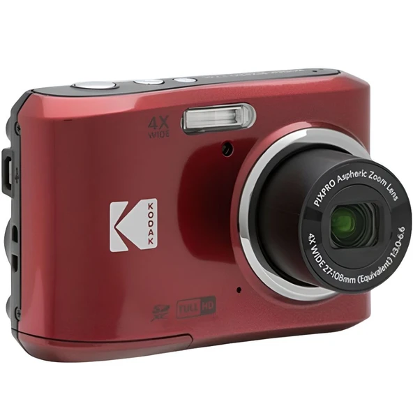 Kodak Pixpro Dijital Fotoğraf Makinesi Kırmızı – FZ45 ürün görseli 1
