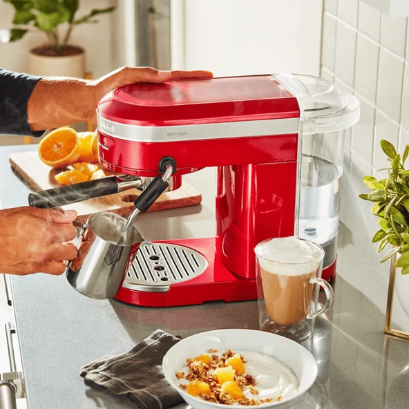 KitchenAid Artisan Proline Espresso Makinası - Empire Red - Resim 7