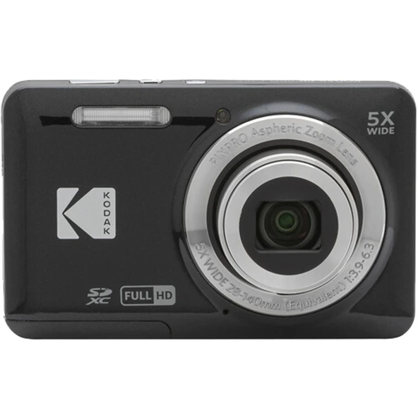 Kodak Pixpro Dijital Fotoğraf Makinesi Siyah – FZ55 ürün görseli 1