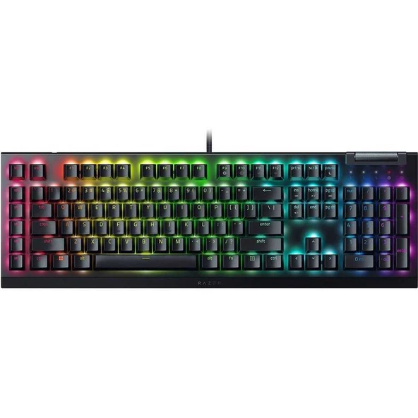 Razer BlackWidow V4 X Mekanik Oyun Klavyesi Yeşil Anahtar, ENG/ARABIC, Razer Chroma RGB ile, Siyah, RZ03-04703500-R391 ürün görseli 1