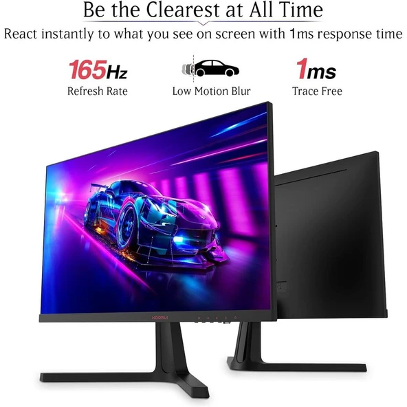 Koorui Monitör 24″ Düz, FHD, VA Panel, HDMI, VGA, 75 Hz, 5 ms (24E4) ürün görseli 1