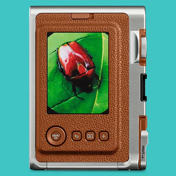 Fujifilm Instax Mini Evo Anında Film Kamerası Kahverengi ürün görseli 1