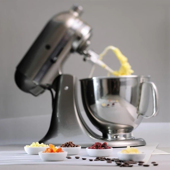 KitchenAid  4,3 L Stand Mikser 5KSM95PS - Contour Silver - Resim 3