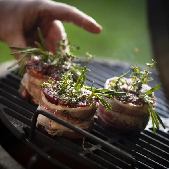 Big Green Egg Döküm Demir Izgara Medium - Resim 3