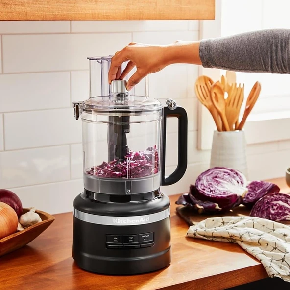KitchenAid 3,1 L Mutfak Robotu - Matte Black - Resim 6