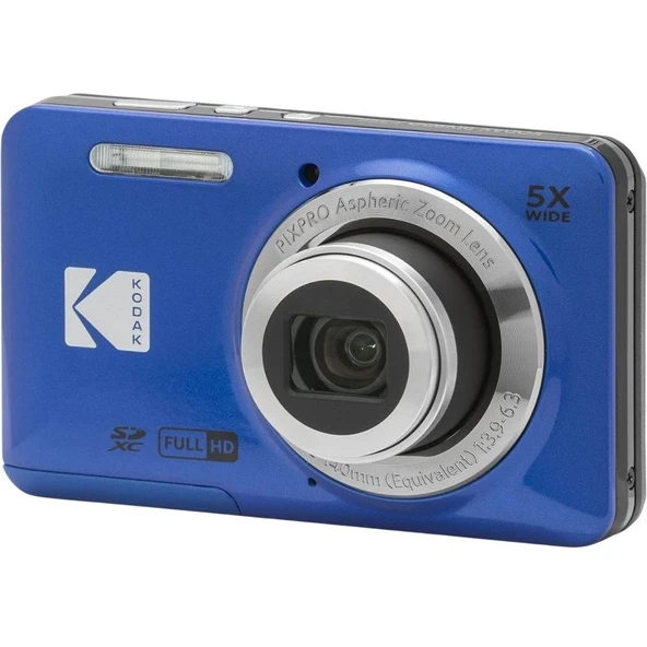 Kodak Pixpro Dijital Fotoğraf Makinesi Mavi – FZ55 ürün görseli 1