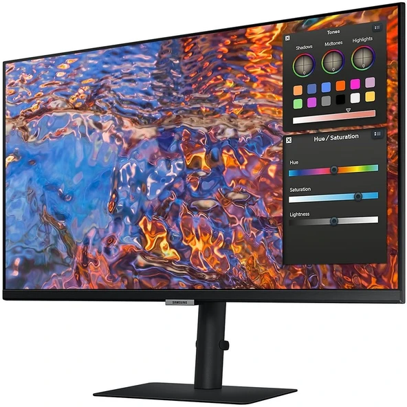 Samsung ViewFinity S8 Monitör 27″ Düz, UHD, IPS Panel, USB‑C, Ergonomik, 60 Hz (LS27B800PXMXUE) ürün görseli 1