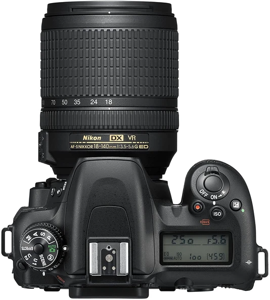 Nikon D7500 DSLR Fotoğraf Makinesi 18-140mm Lensli Siyah ürün görseli 1