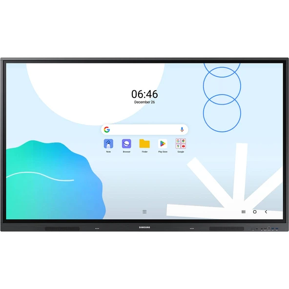 Samsung Flip Pro (WAD) Etkileşimli Ekran Monitörü 75″ Düz, 4K UHD, VA Panel, Çoklu Dokunmatik, USB-C, HDMI/DP, 8 ms (LH75WADWLGCXUE) ürün görseli 1