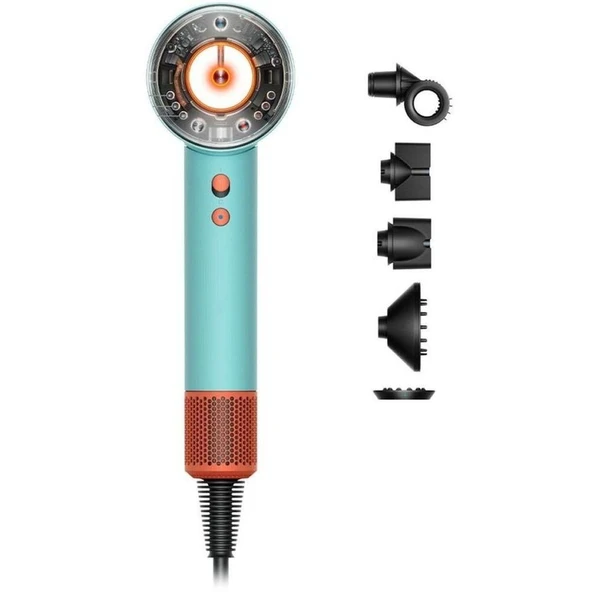 Dyson Supersonic Nural Saç Kurutma Makinesi Seramik Patina/Topaz – HD16 – Uluslararası Versiyon ürün görseli 1