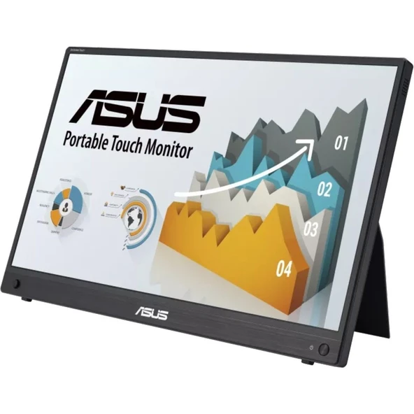 Asus ZenScreen Touch MB16AMTR FHD Taşınabilir Monitör 15,6 inç – 90LM04S0-B02170 ürün görseli 1