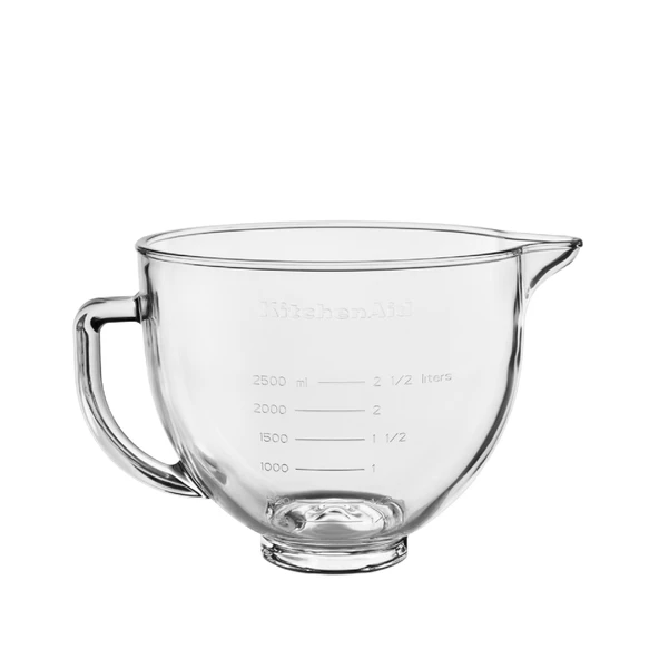 KitchenAid 4,8 L Stand Mikser Modelleri Için Cam Kase - 5KSM5GB ürün görseli 1