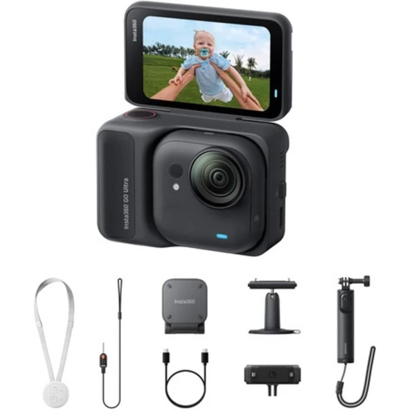 Insta360 Creator Paket Siyah Aksiyon Kamerası – Go Ultra ürün görseli 1