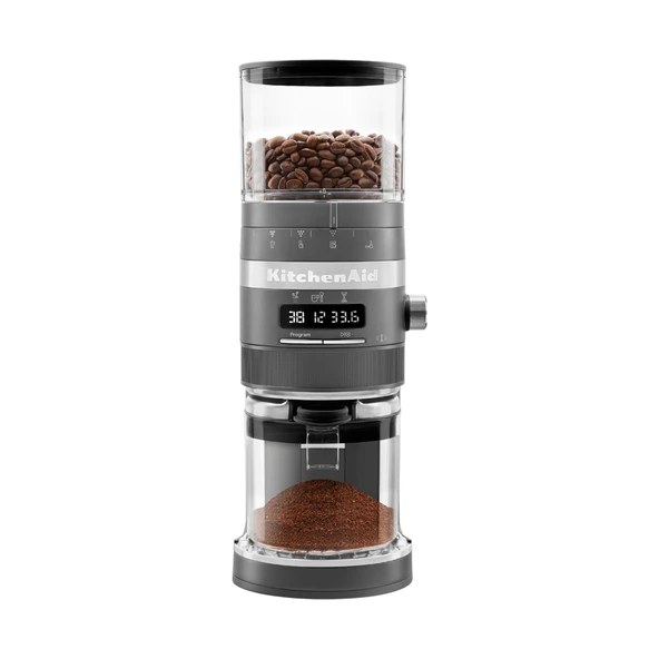 KitchenAid Kahve Öğütücü - Medallion Silver - Resim 3