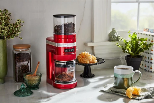 KitchenAid Kahve Öğütücü - Empire Red - Resim 5