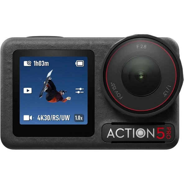 DJI Osmo Action 5 Pro Macera Combo Siyah Aksiyon Kamerası ürün görseli 1