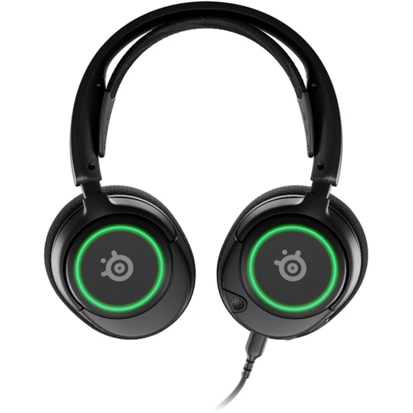 Steelseries 61631 Arctis Nova 3 Kablolu Oyuncu Kulaklığı Siyah ürün görseli 1