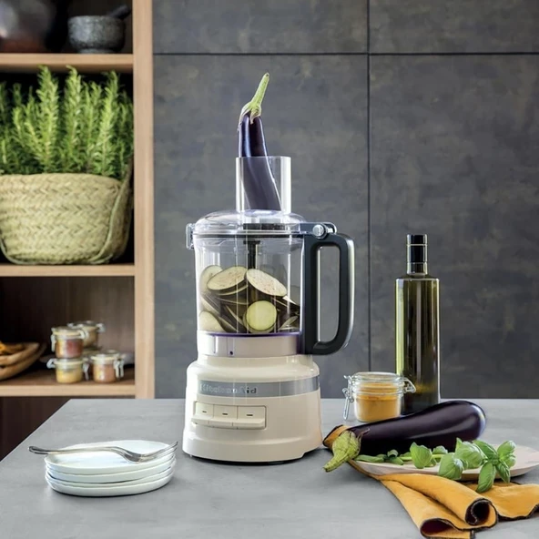 KitchenAid 2,1 L Mutfak Robotu - Almond Cream - Resim 6