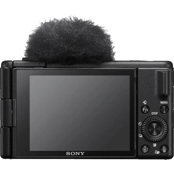 GP-VPT3 Çok Fonksiyonlu Çekim Koluna Sahip Sony ZV-1 II 4K / 20,1MP Kompakt Vlog Dijital Fotoğraf Makinesi – Siyah ürün görseli 1