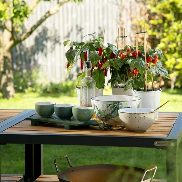 Big Green Egg Akasya Raf - Resim 3