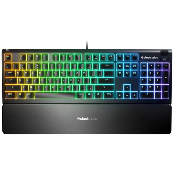 SteelSeries Apex 3 RGB Aydınlatmalı Siyah Oyuncu Klavyesi ürün görseli 1