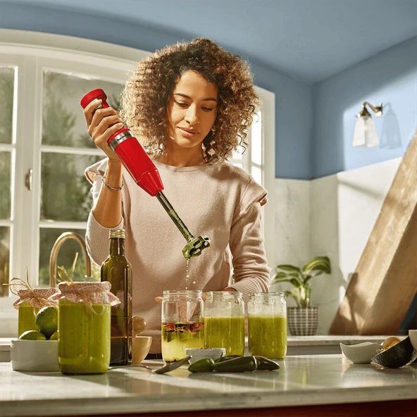 KitchenAid Kablosuz El Blenderı - Empire Red - Resim 8