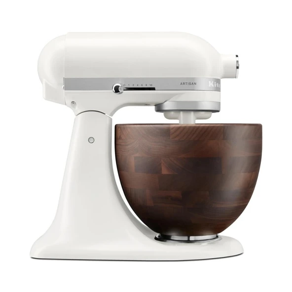 KitchenAid Artisan 4,7 L Stand Mikser ve Ahşap Kase 5KSM156WBEPL ürün görseli 1