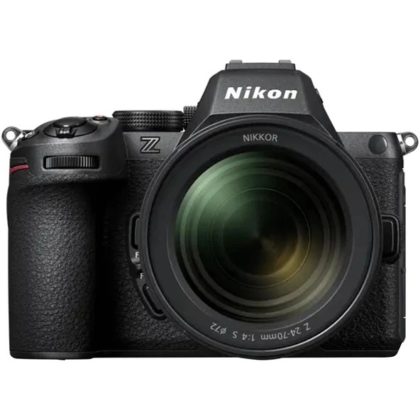 Nikon Z5 II Aynasız Fotoğraf Makinesi Siyah + 24-70mm Lens Kiti ürün görseli 1