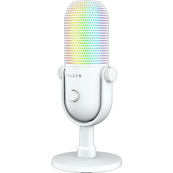 Razer Seiren V3 Chroma RGB Mikrofon Beyaz ürün görseli 1